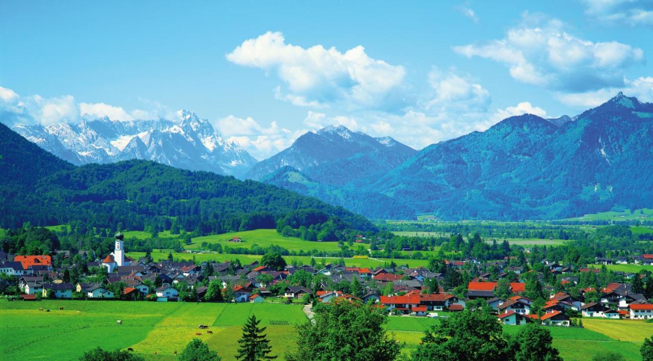 Hotel Alpenblick Ohlstadt Exteriör bild